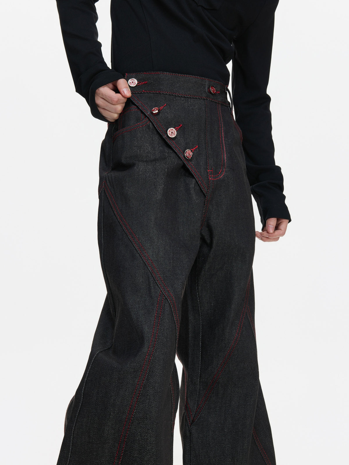 Raw Denim Work Jacket by ARGUECULTURE, view 5