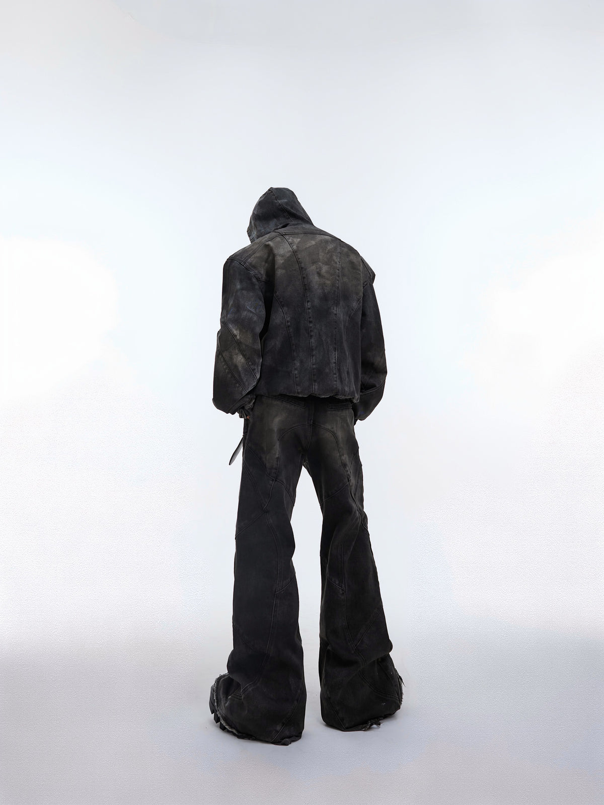 Hooded Denim Set by ARGUECULTURE, view 4
