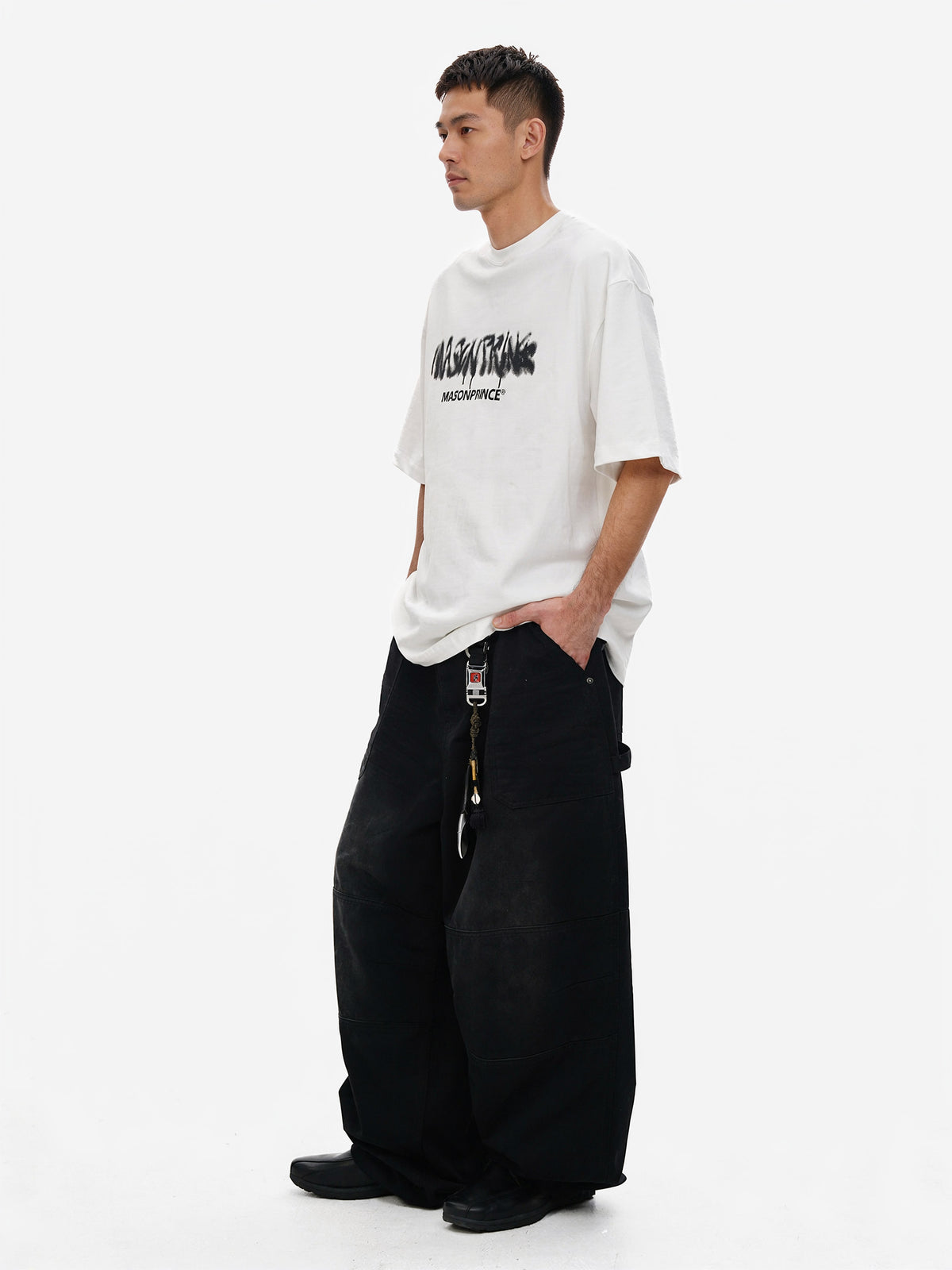 Handwritten Logo Tee by MASONPRINCE, view 3