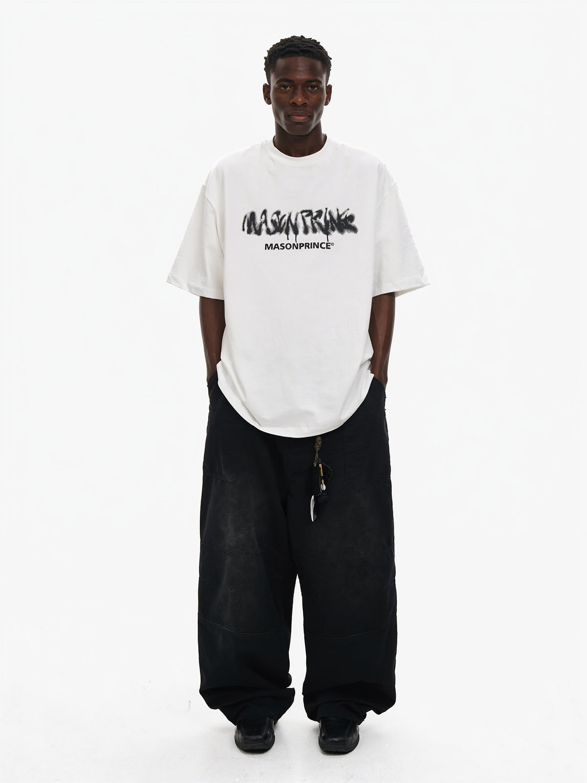 Handwritten Logo Tee by MASONPRINCE, view 4