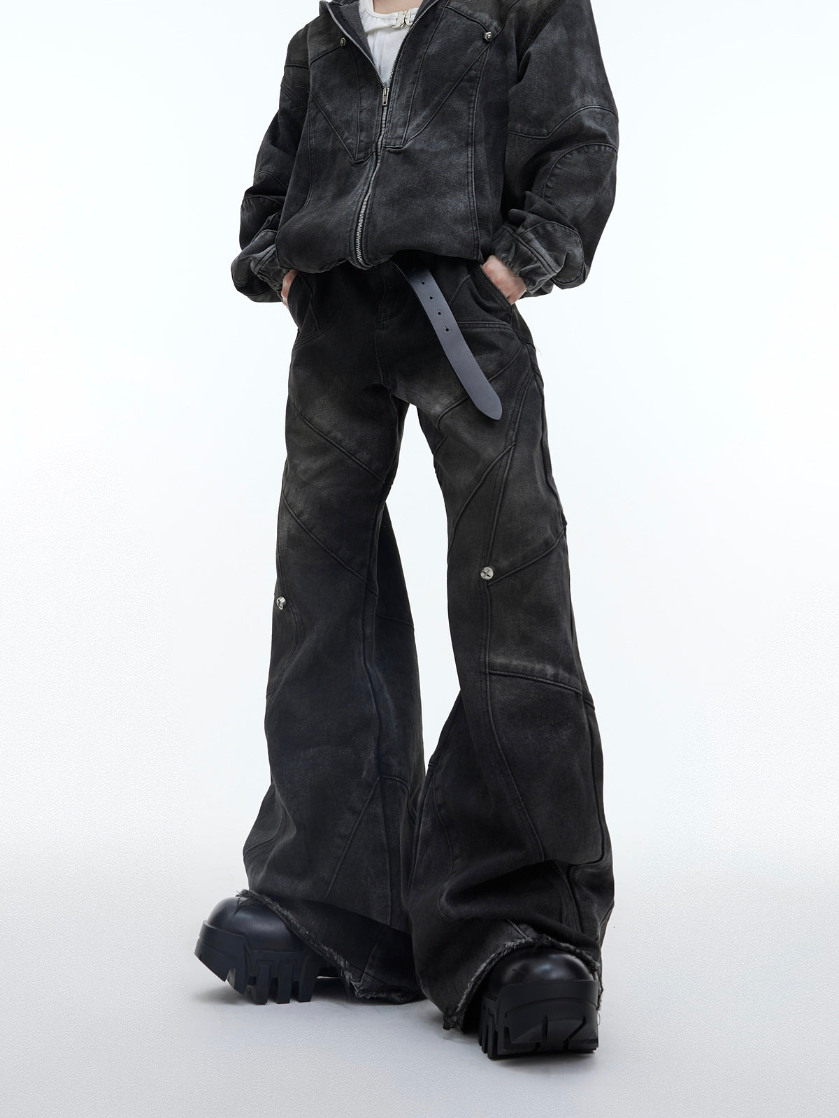 Hooded Denim Set