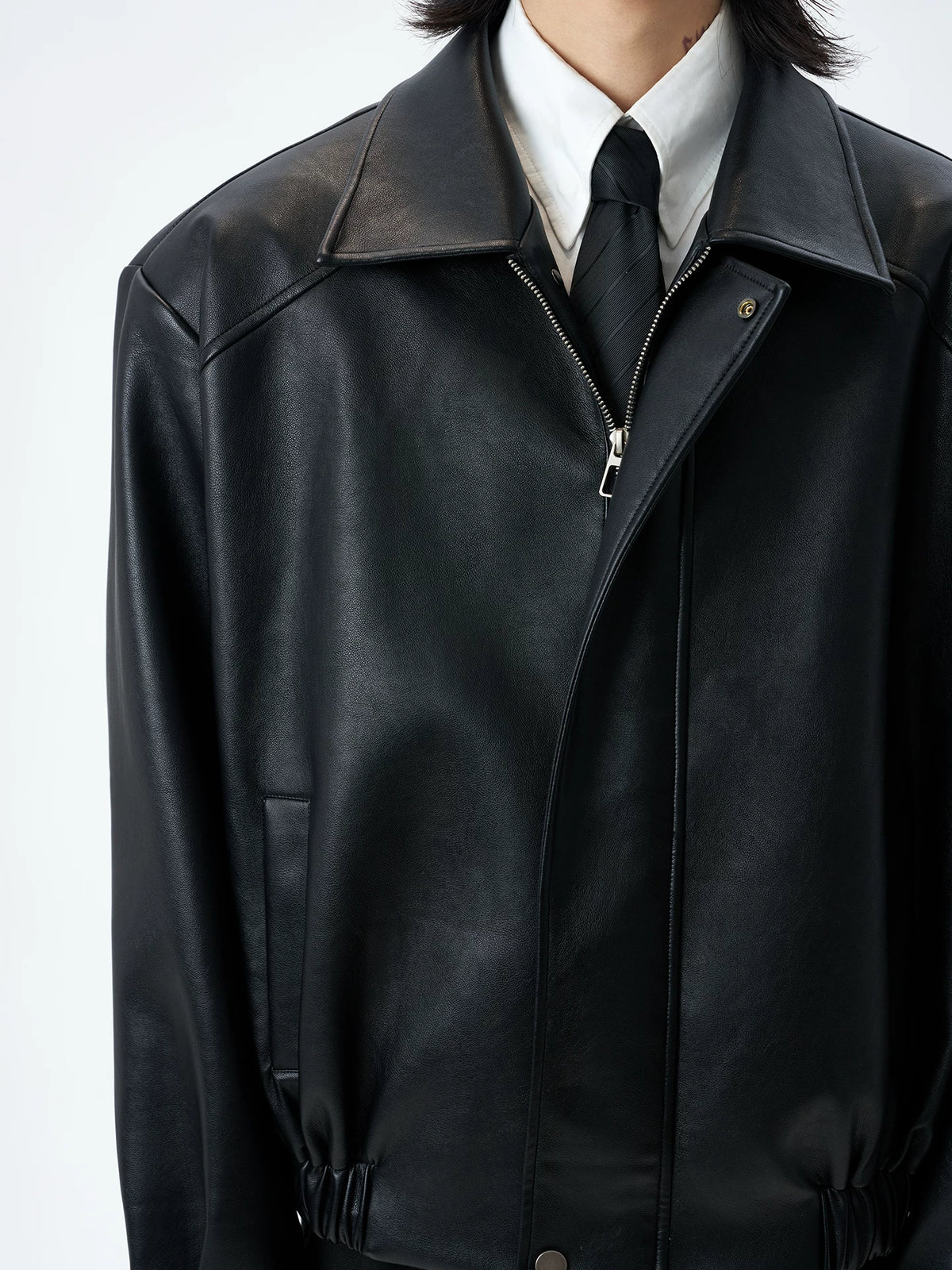 Urban Edge Faux Leather Jacket