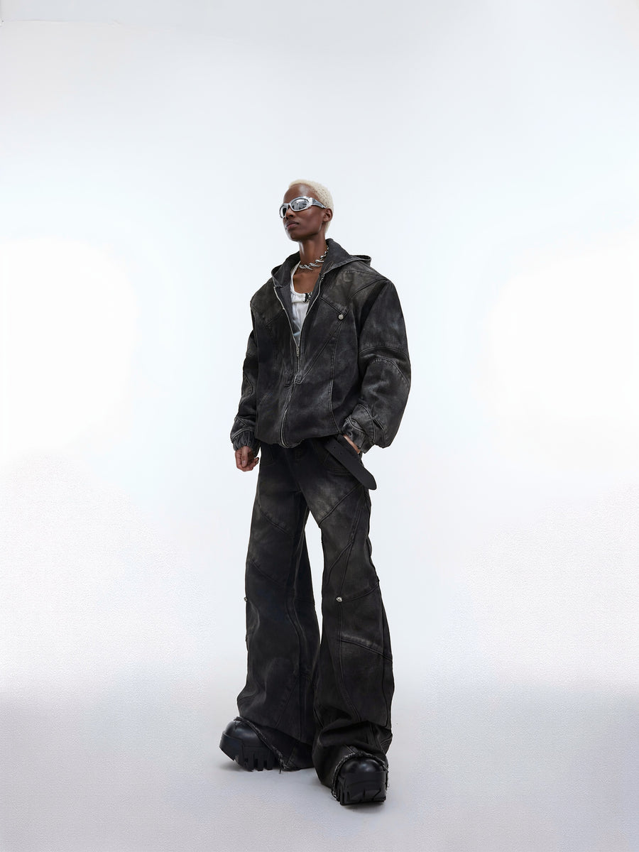 Hooded Denim Set