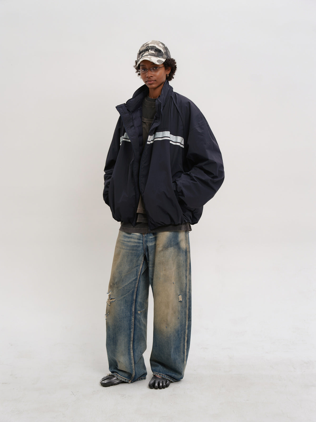Distressed Vintage Jeans by MASONPRINCE, view 3