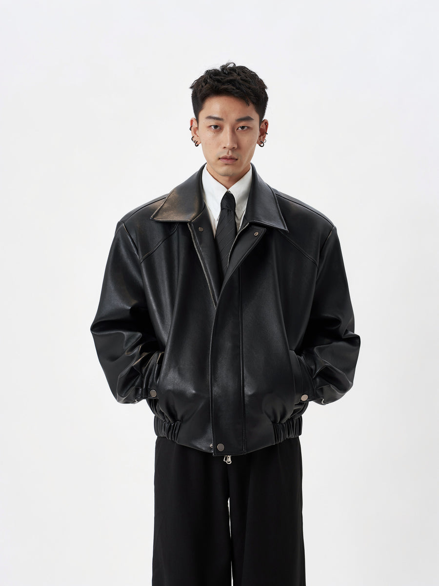 Urban Edge Faux Leather Jacket