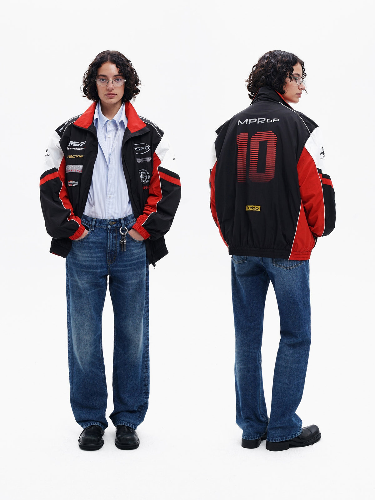 Racing Club Coach Jacket Set by MASONPRINCE, view 3