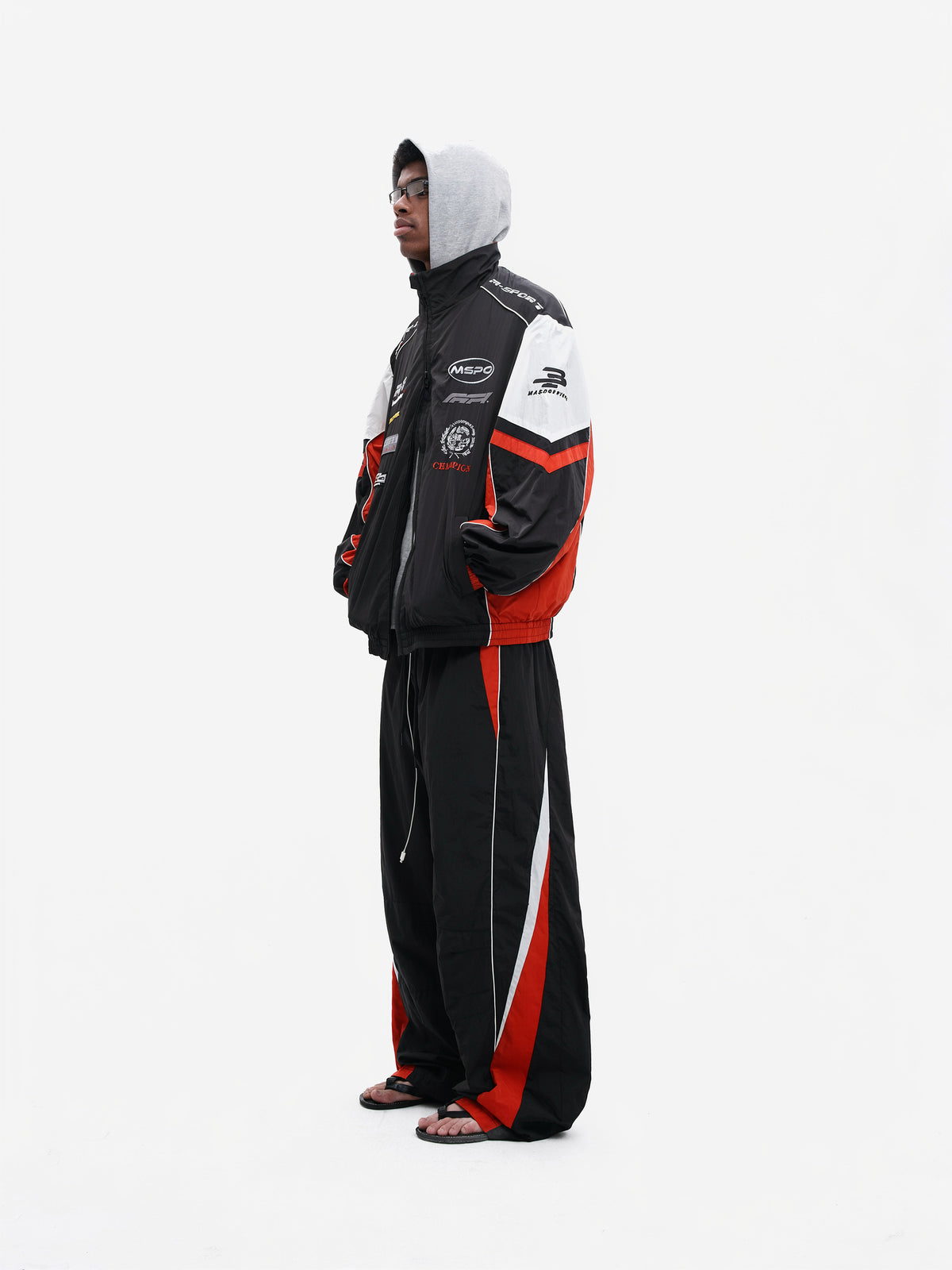Racing Club Coach Jacket Set by MASONPRINCE, view 5