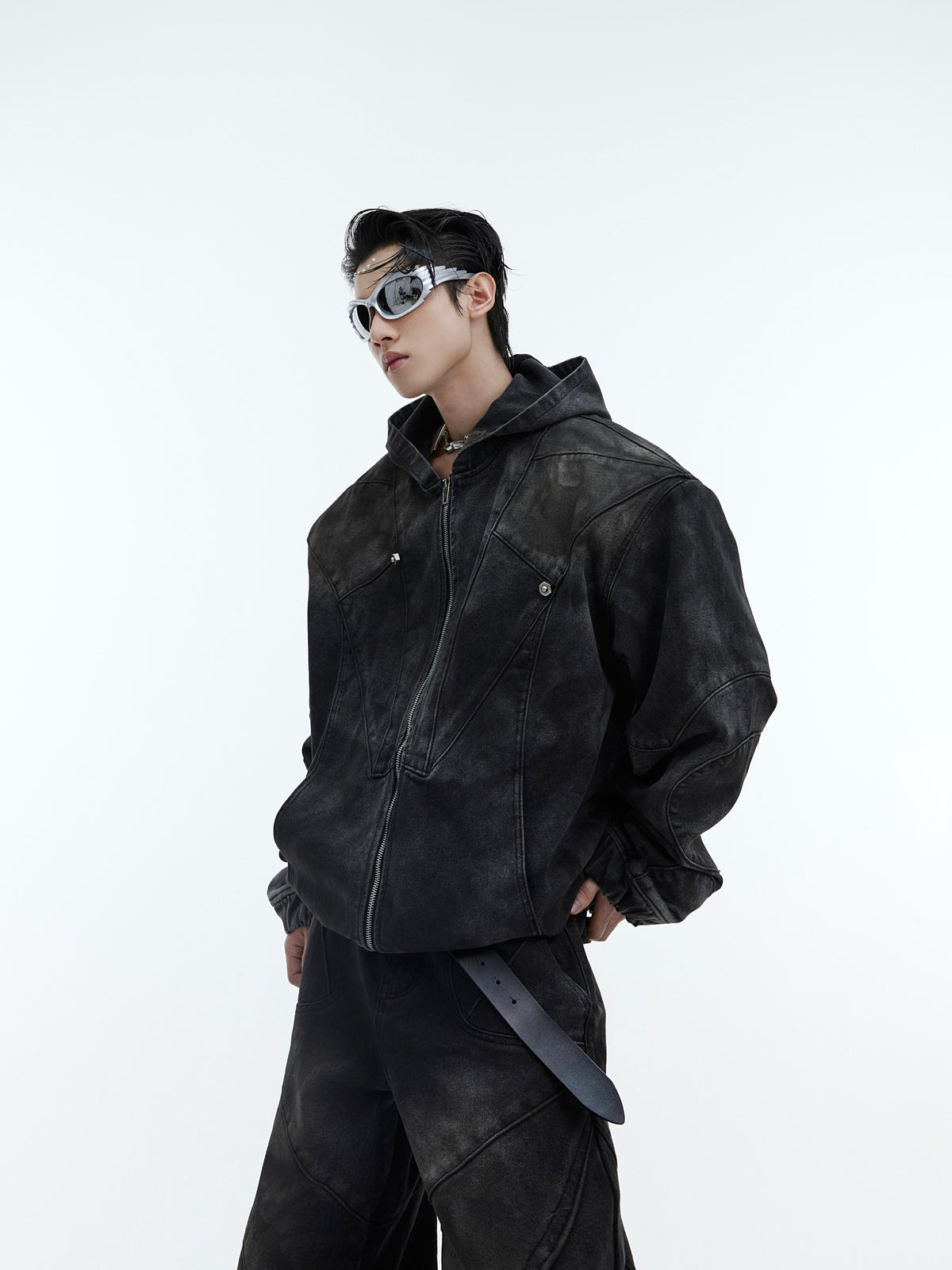 Hooded Denim Set