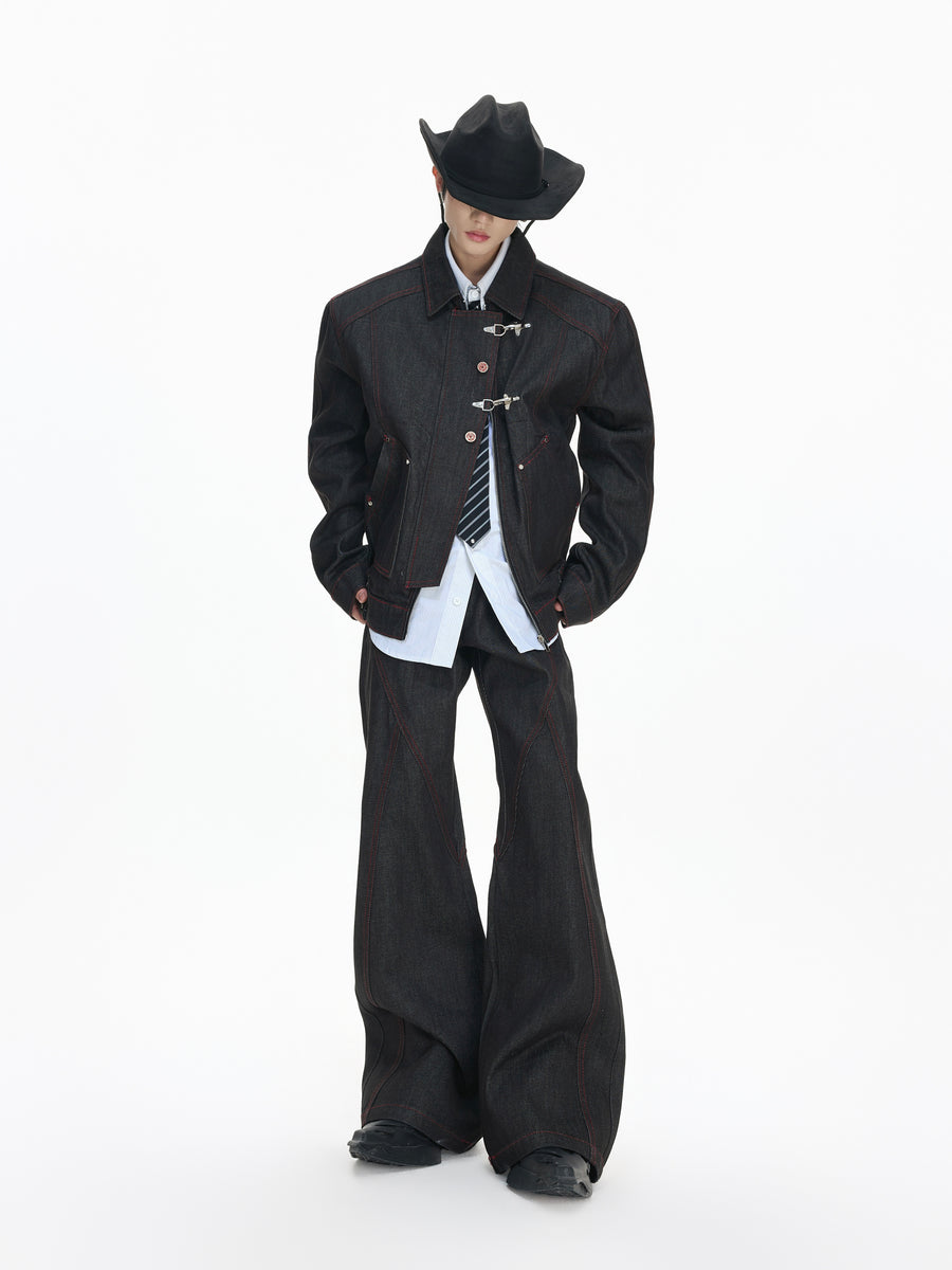 Raw Denim Work Jacket