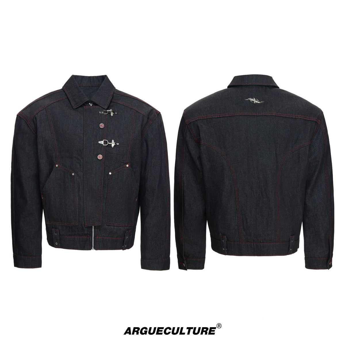 Raw Denim Work Jacket