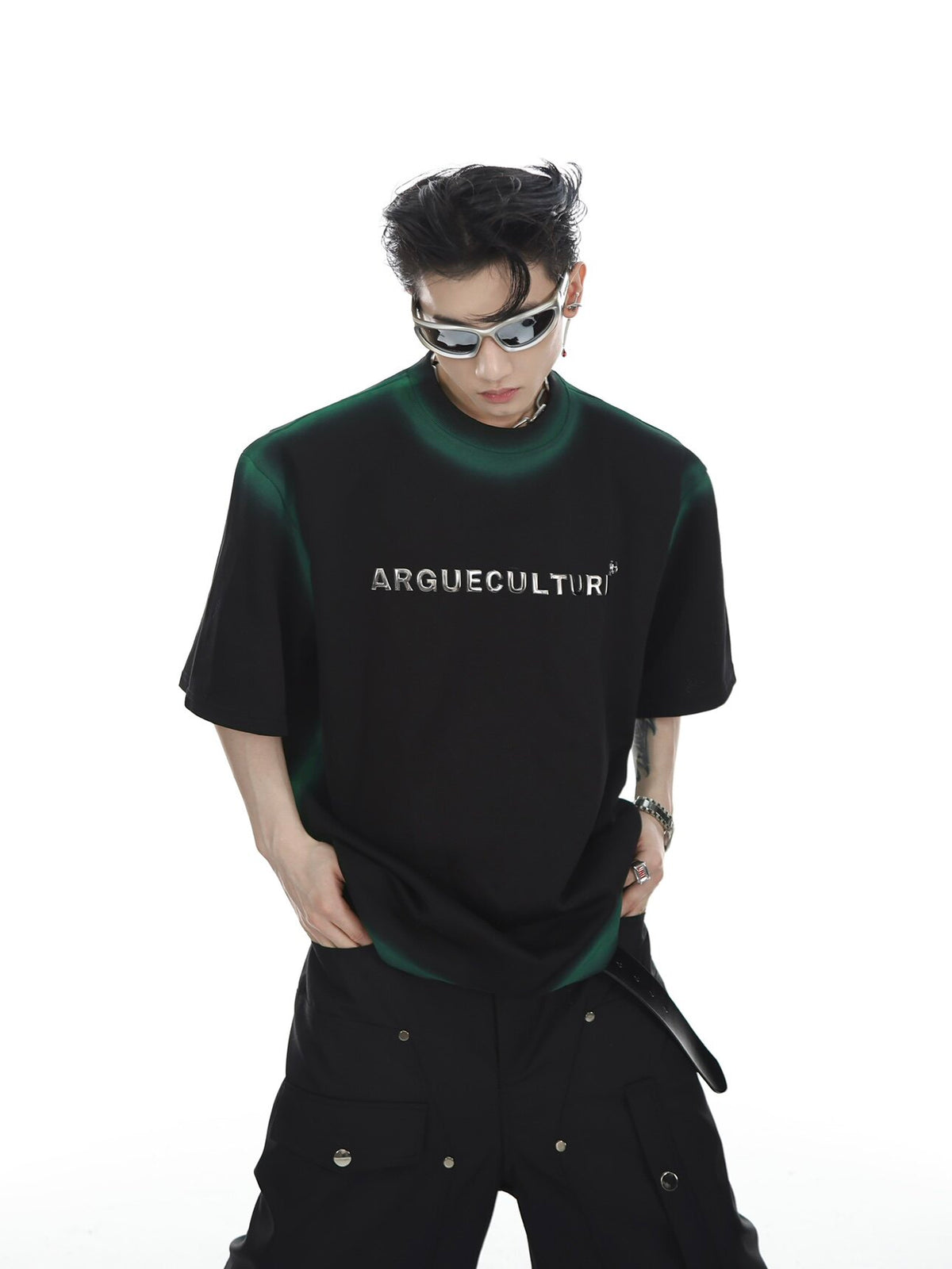 Gradient Metal Print Tee