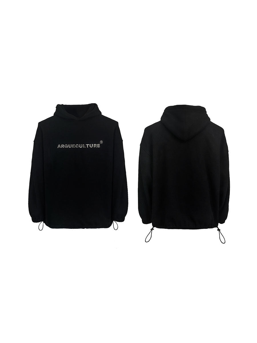 Metallic Print Hoodie