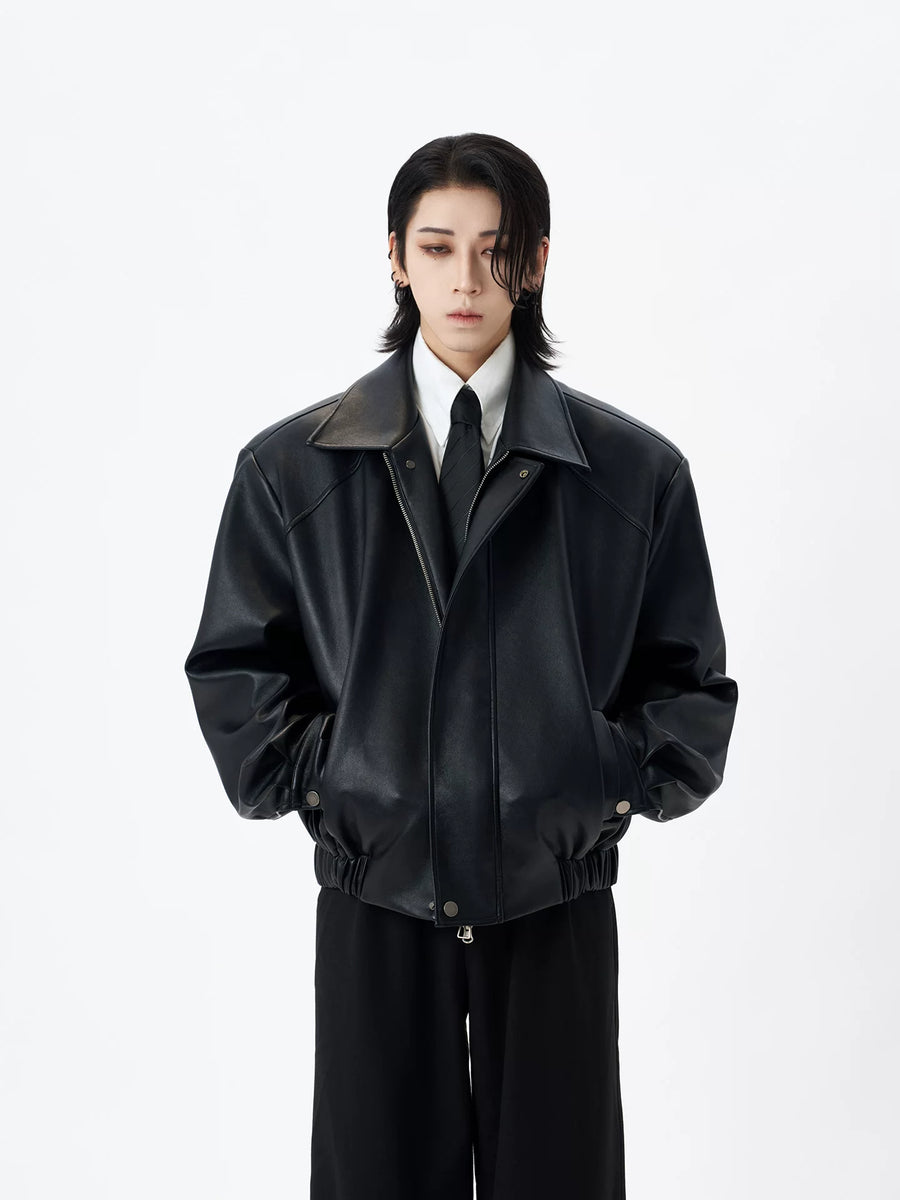 Urban Edge Faux Leather Jacket