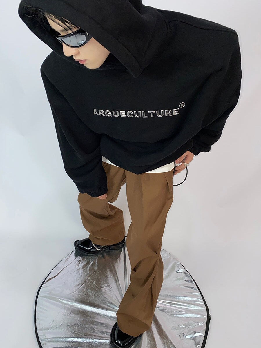 Metallic Print Hoodie