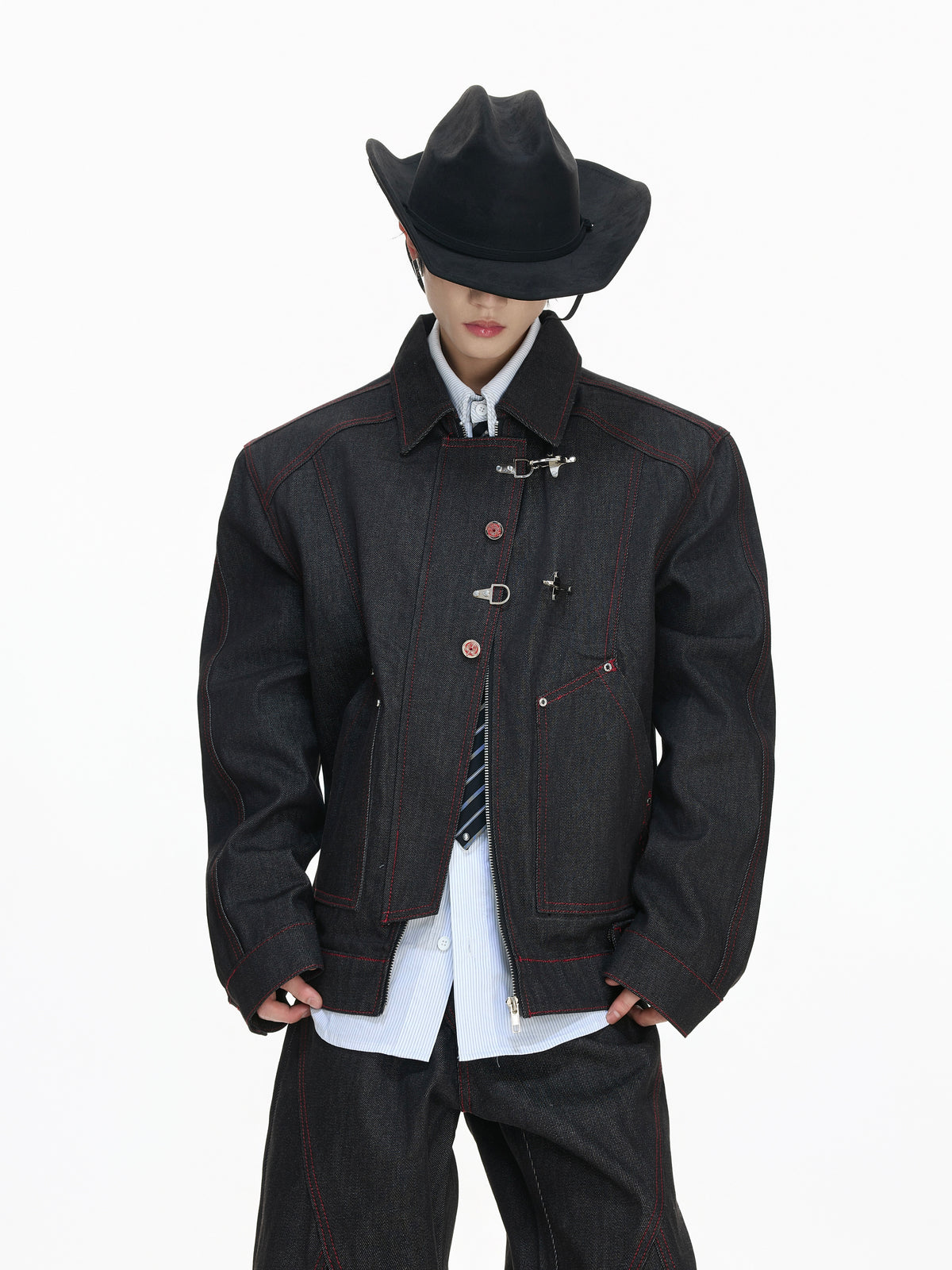 Raw Denim Work Jacket